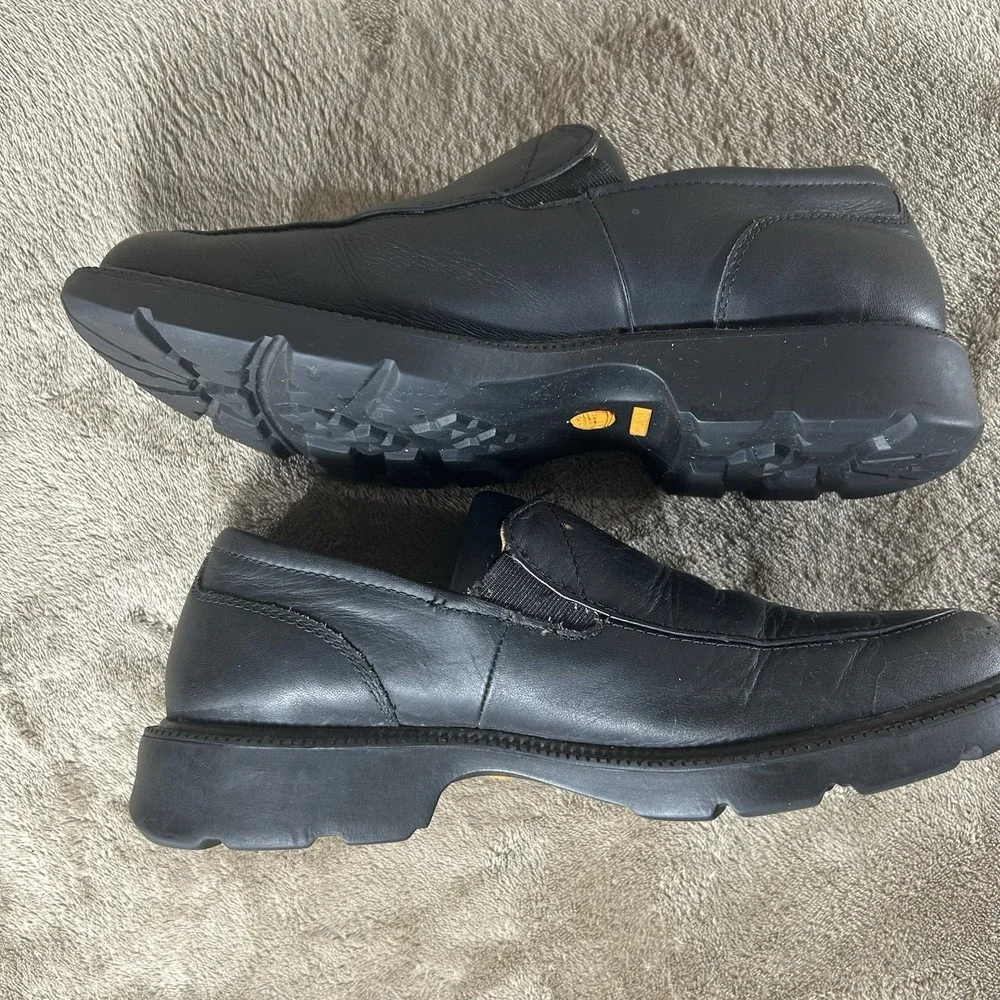 Timberland Smart Comfort Waterproof Black Leather Slip-On Loafer Men's Size 8.5